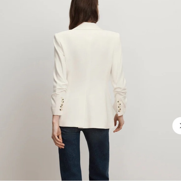 Veronica Beard Battista Dickey Jacket off white size 4 sample sale line - Picture 2 of 8